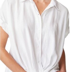 Fashion Nova Classic White Button-Down Shirt